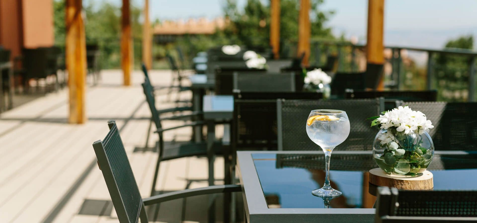 Terraza del Restaurante Abantos