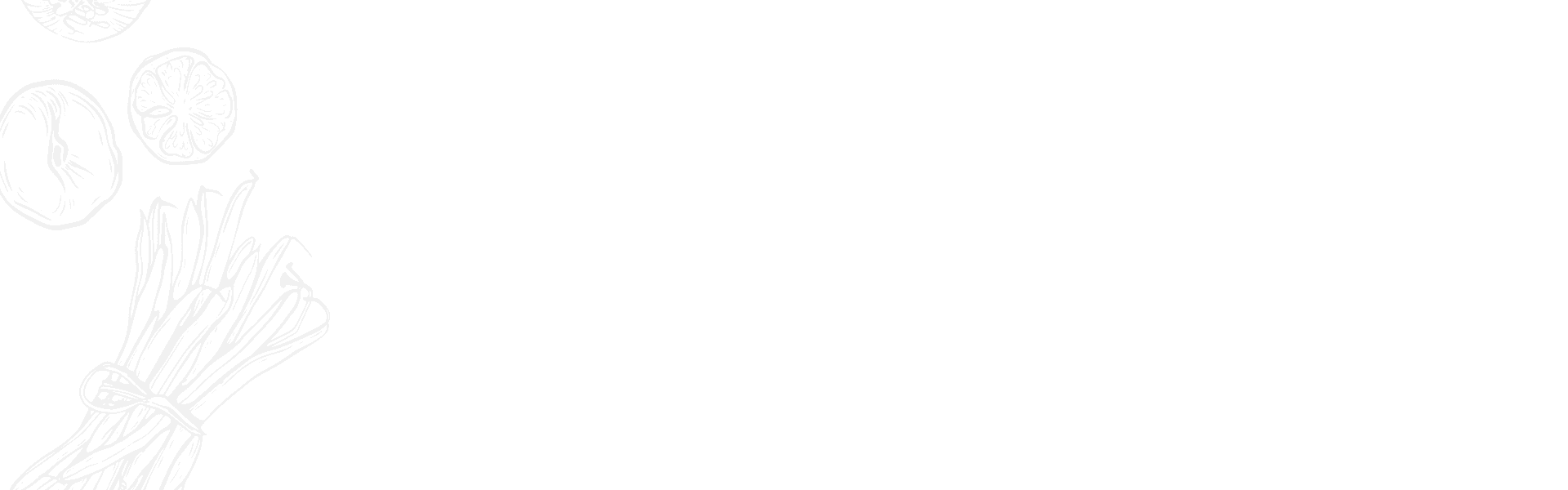 Materias primas para la cocina